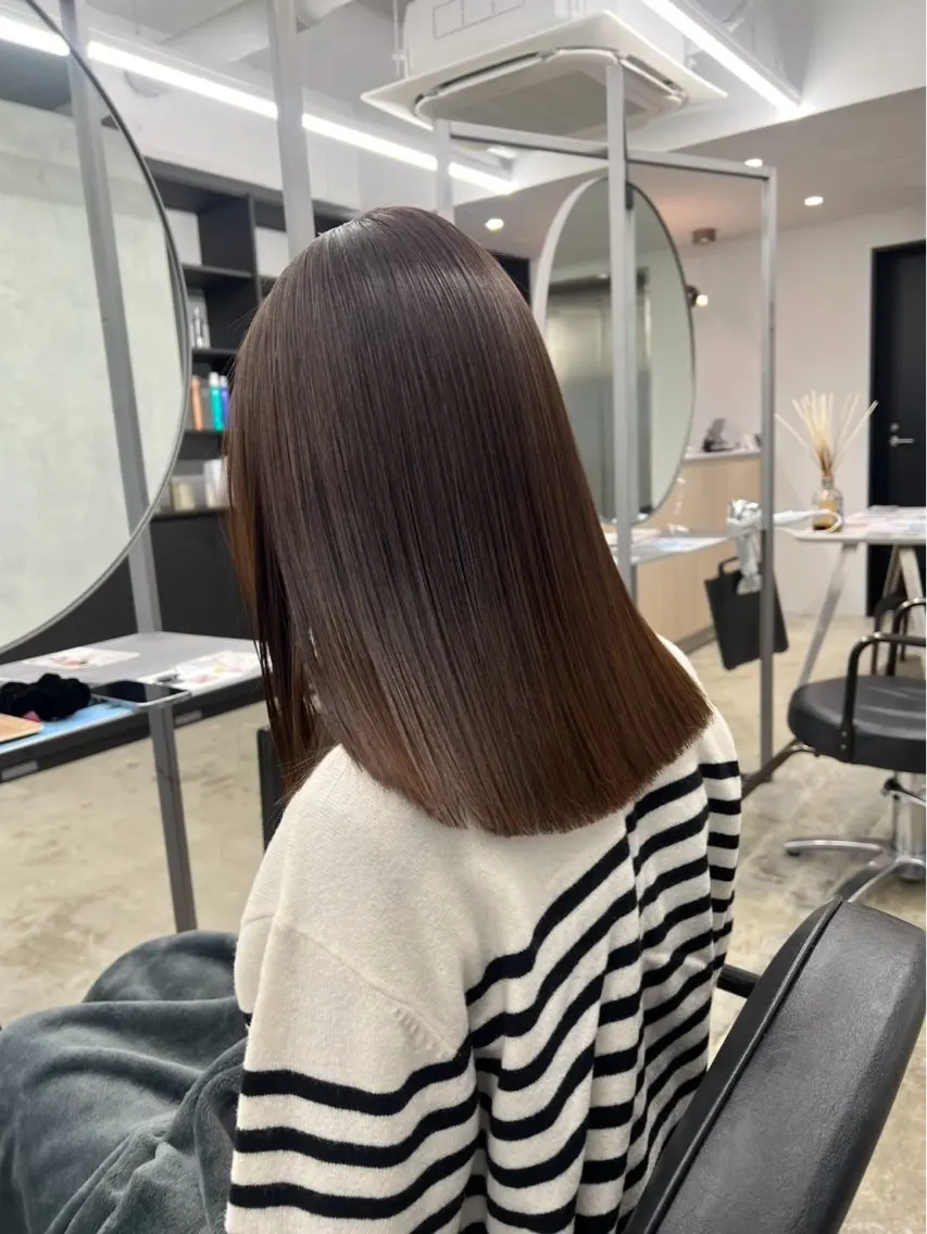 カラー ケアカラー 髪質改善 ゆうご/心斎橋 /カラーモデル募集中のヘアスタイル