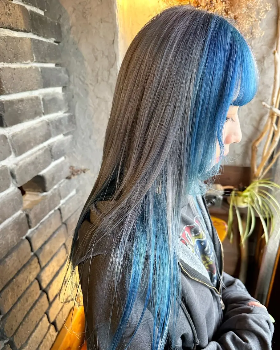 ロング ヘアカラー トリートメント 玉木 育実のヘアスタイル