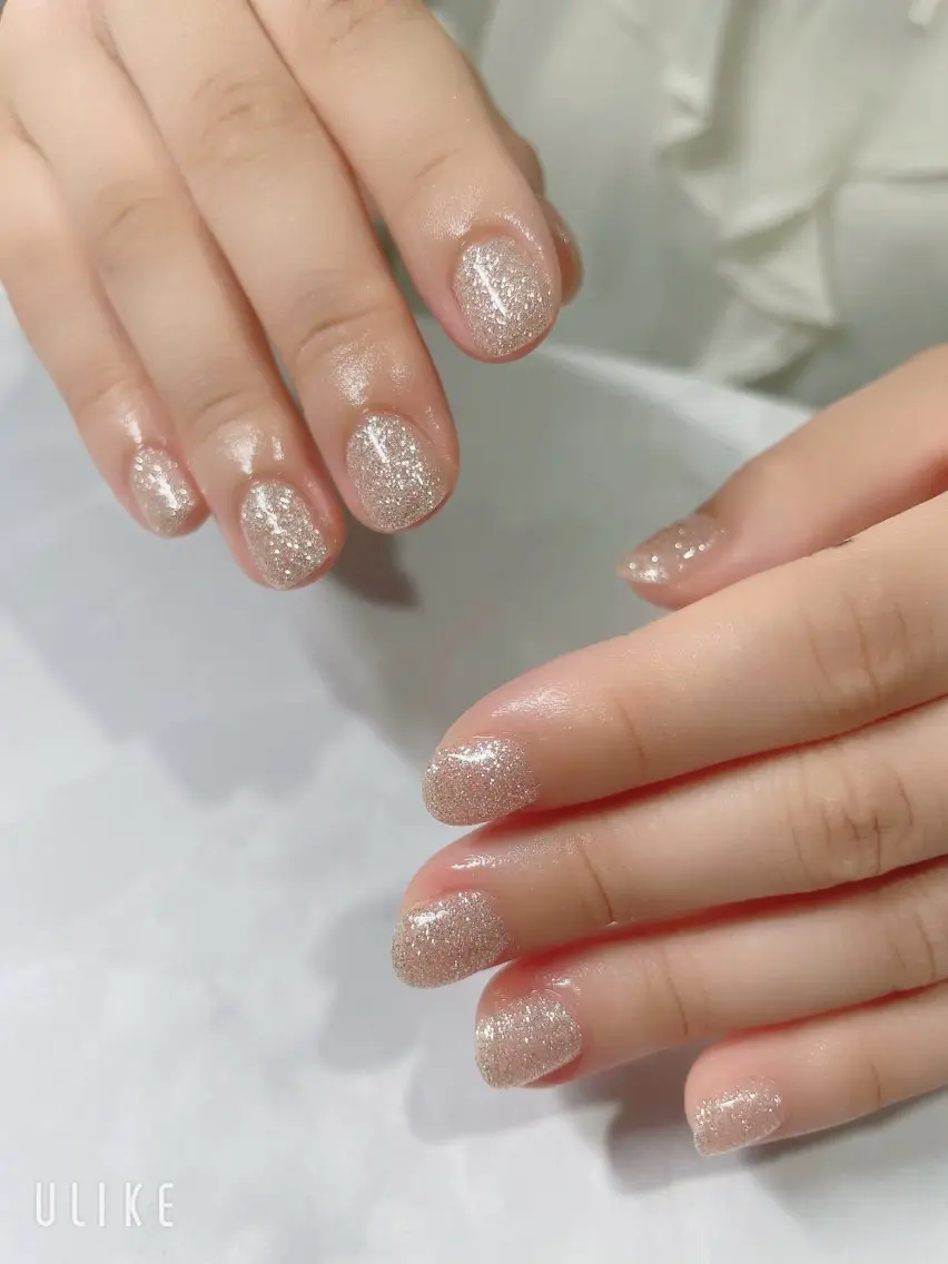 ネイル フラッシュネイル キラキラネイル 梶原 久美のネイルデザイン