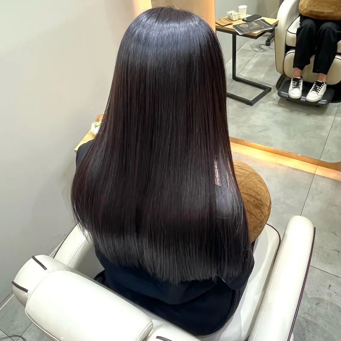 ロング おしゃれ染めで白髪を 染める/山口玲緒奈のヘアスタイル