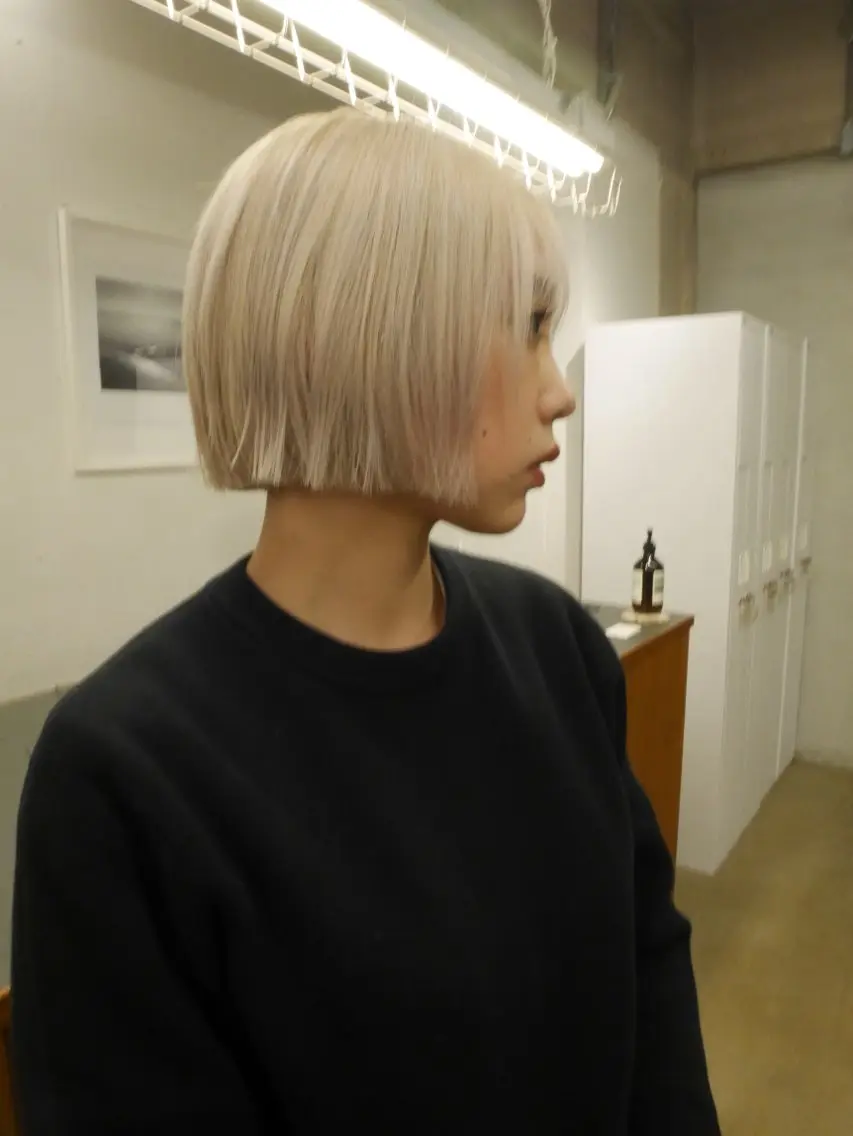 ショート ボブ 顔周りカット カットモデル募集/ YUIのヘアスタイル