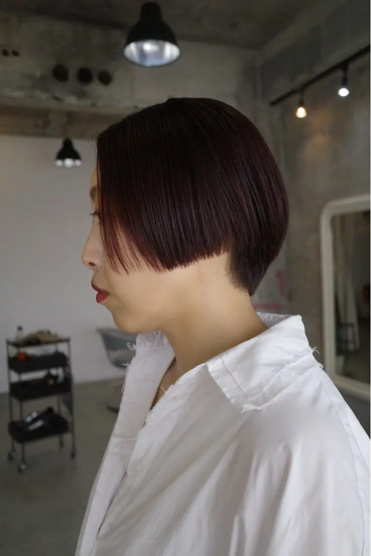 ショート ショートヘア 大洞 ことのヘアスタイル