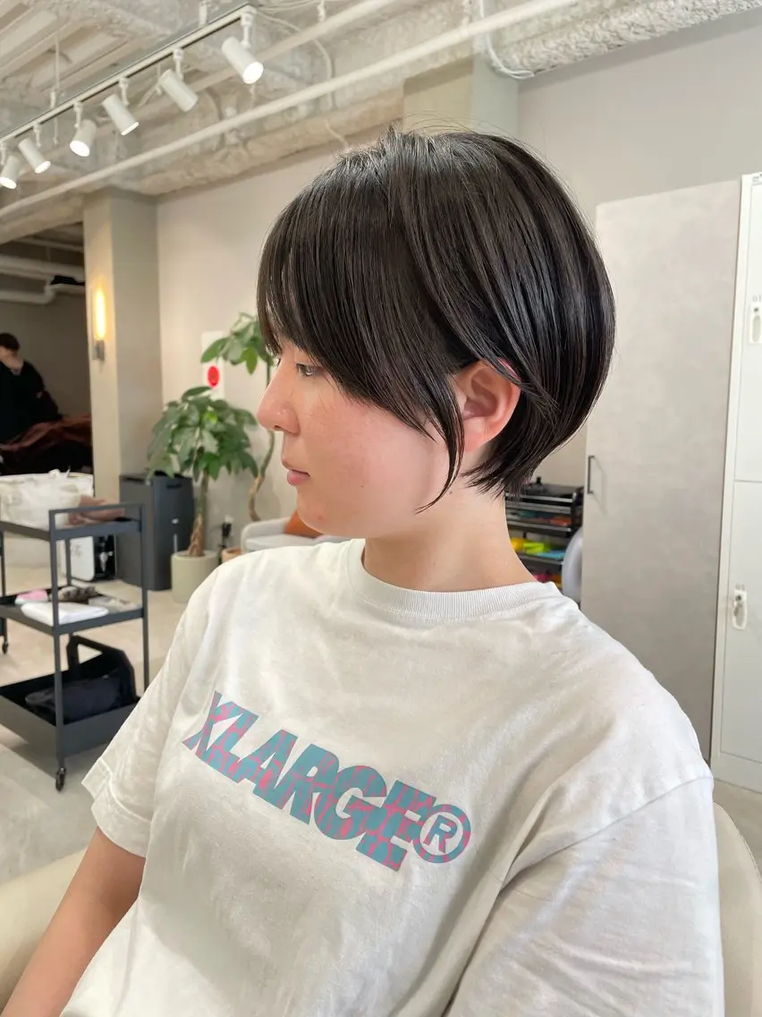 ショート 江崎 良のヘアスタイル