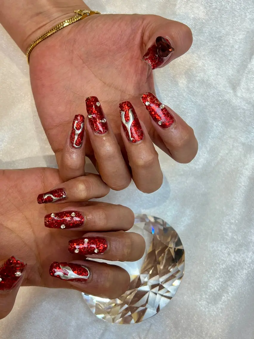 ネイル 長さ出し オフィスネイル シンプルネイル ハンドネイル 【池袋】nuts nail なつみのネイルデザイン