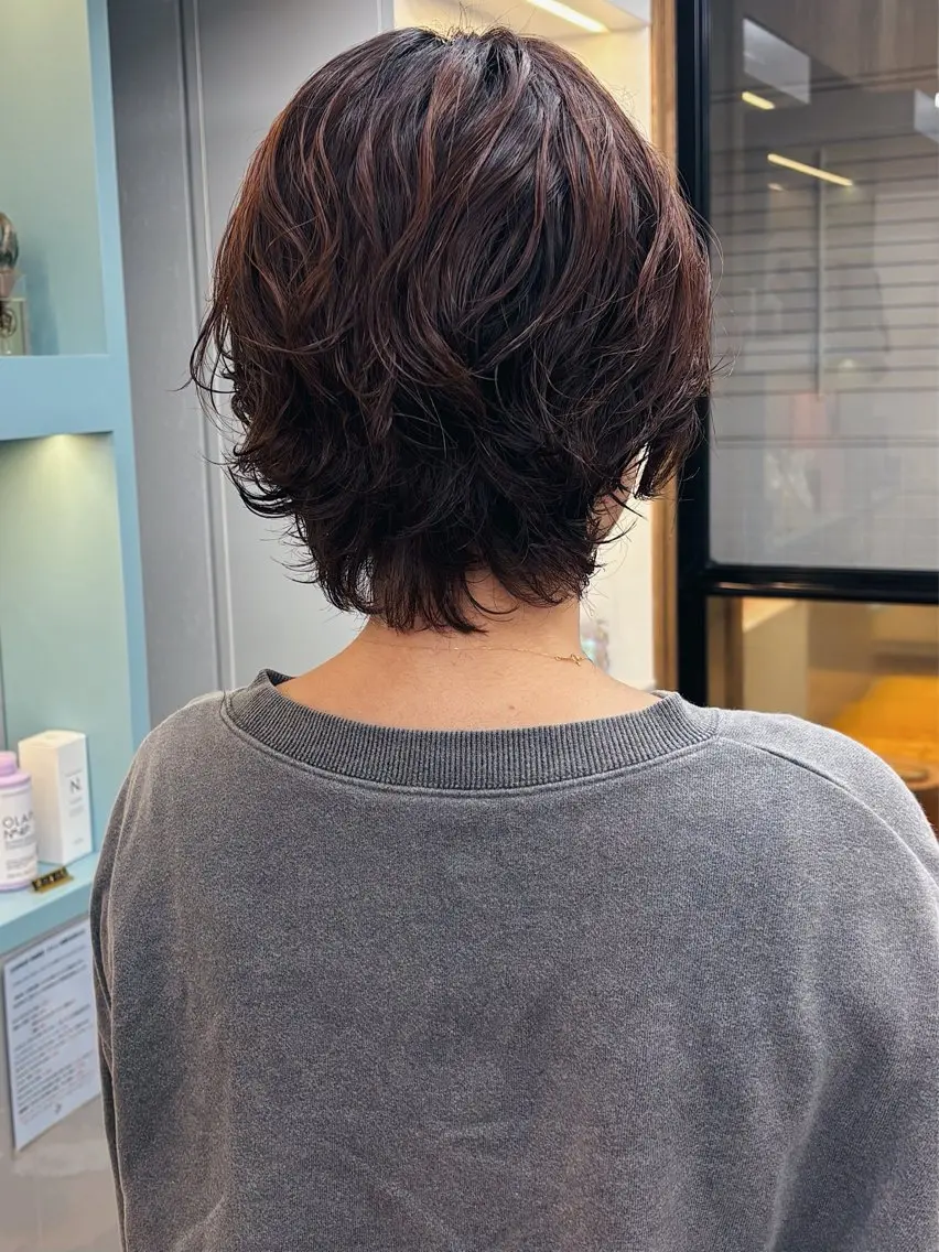 ショート パーマ 🌀MaNO🌀 ネモトナツキのヘアスタイル