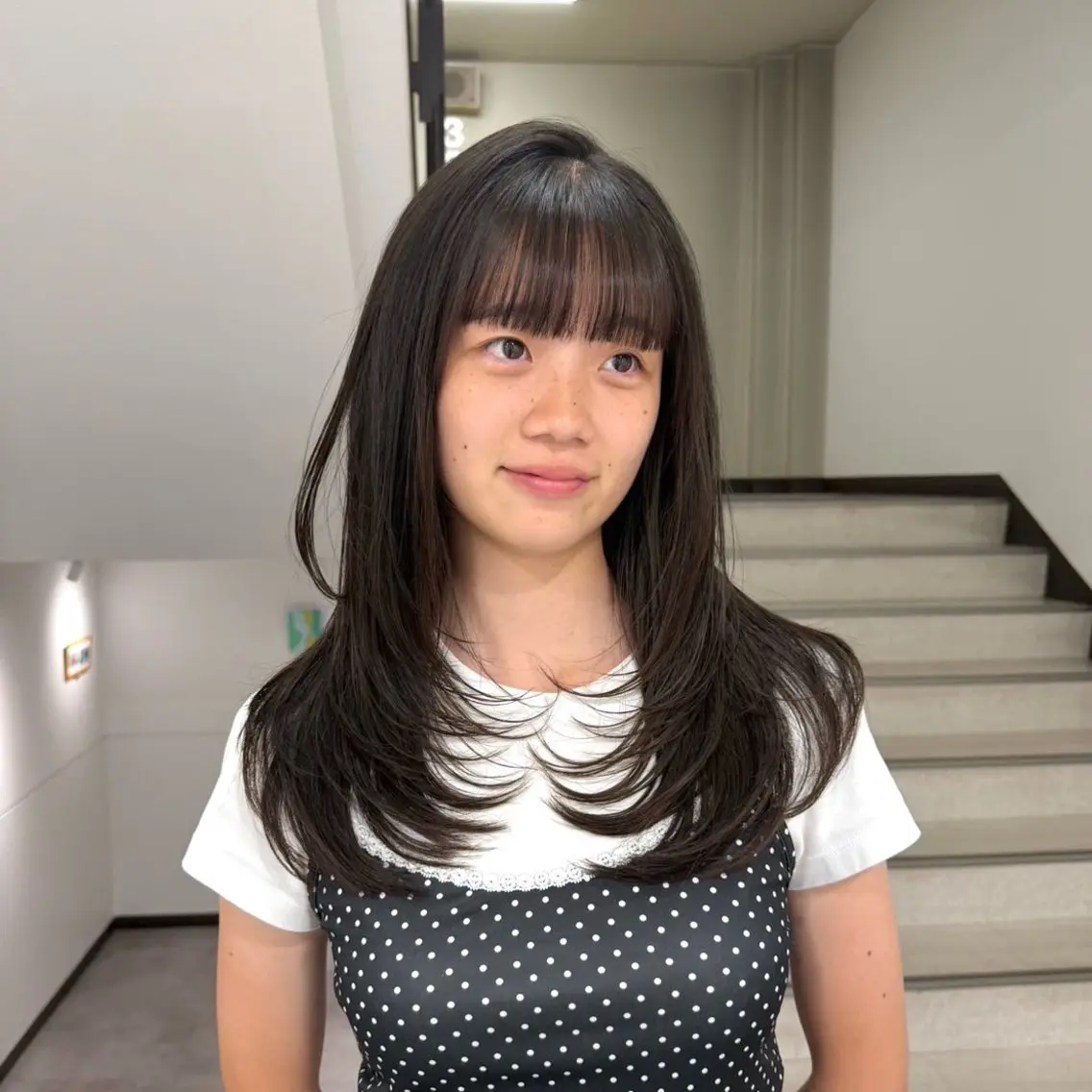 ロング カット 【レイヤー艶カラー】 🎀moka🎀のヘアスタイル