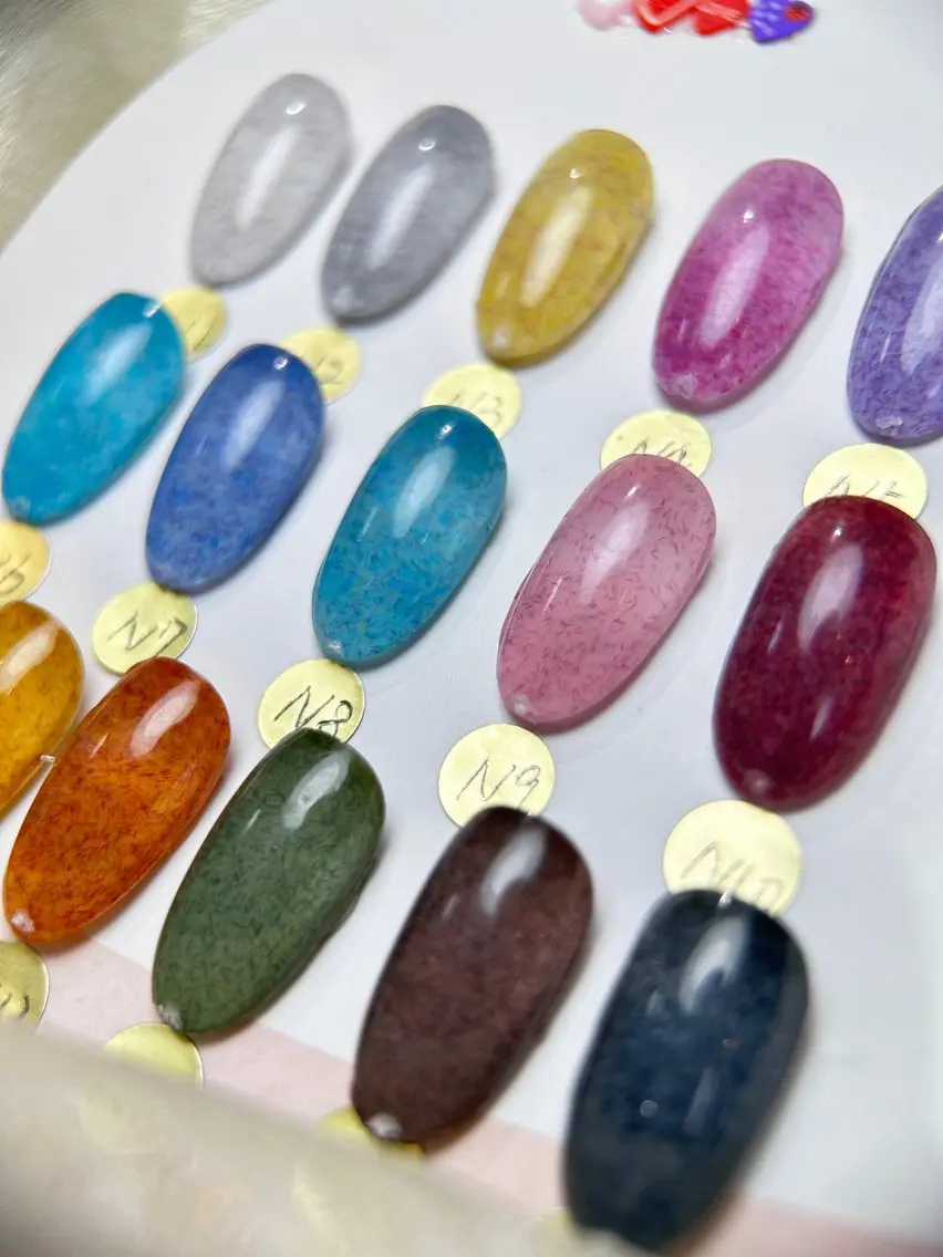 🌸 （パラジェル使用）ニットネイルワンカラー（色2個まで)【初回ジェルオフ無料ケア込み】¥4800の写真