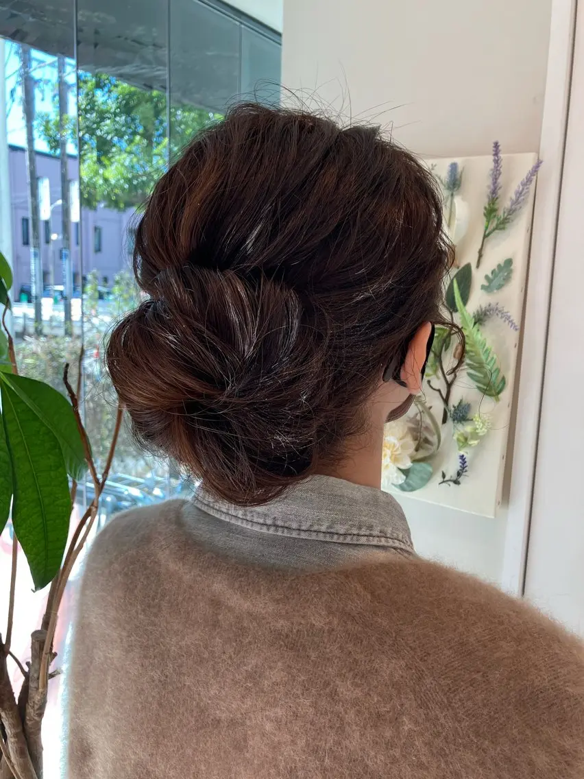 ヘアアレンジ 結婚式・ブライダル Hair&Make Nahoのマツエク・マツパデザイン