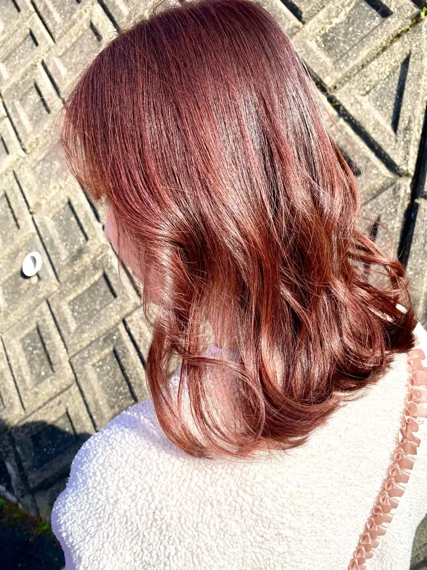 ヘアカラー+トリートメントの写真