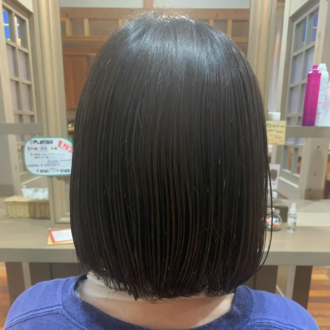 ミディアム ボブ トリートメント 狩野 くるみのヘアスタイル
