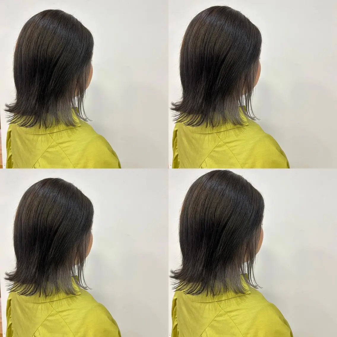 ミディアム カラー 河口 友里のヘアスタイル