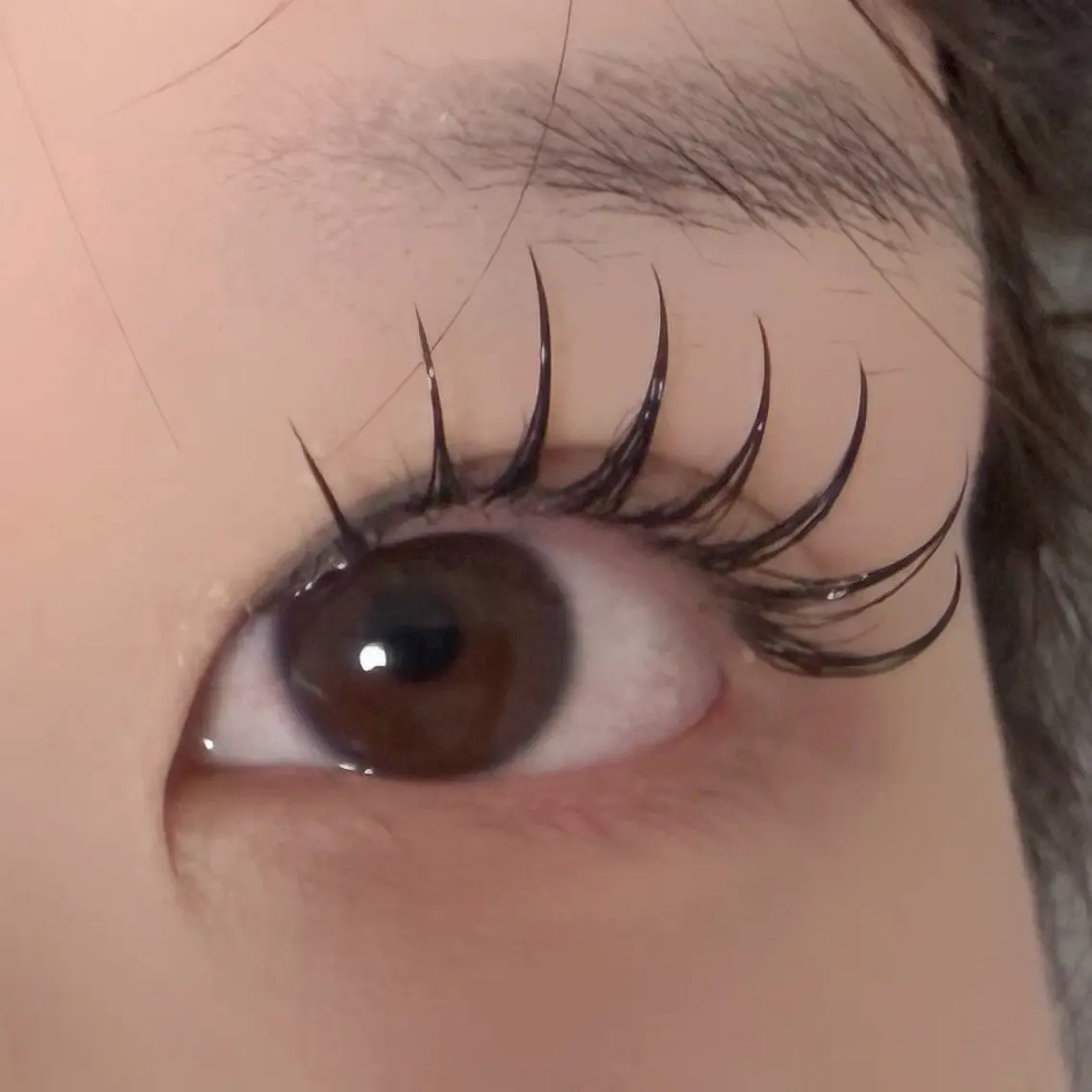 マツエク・マツパ 束感まつ毛 フラットラッシュ 韓国風マツエク マツエク チルザルト 莉奈のマツエク・マツパデザイン