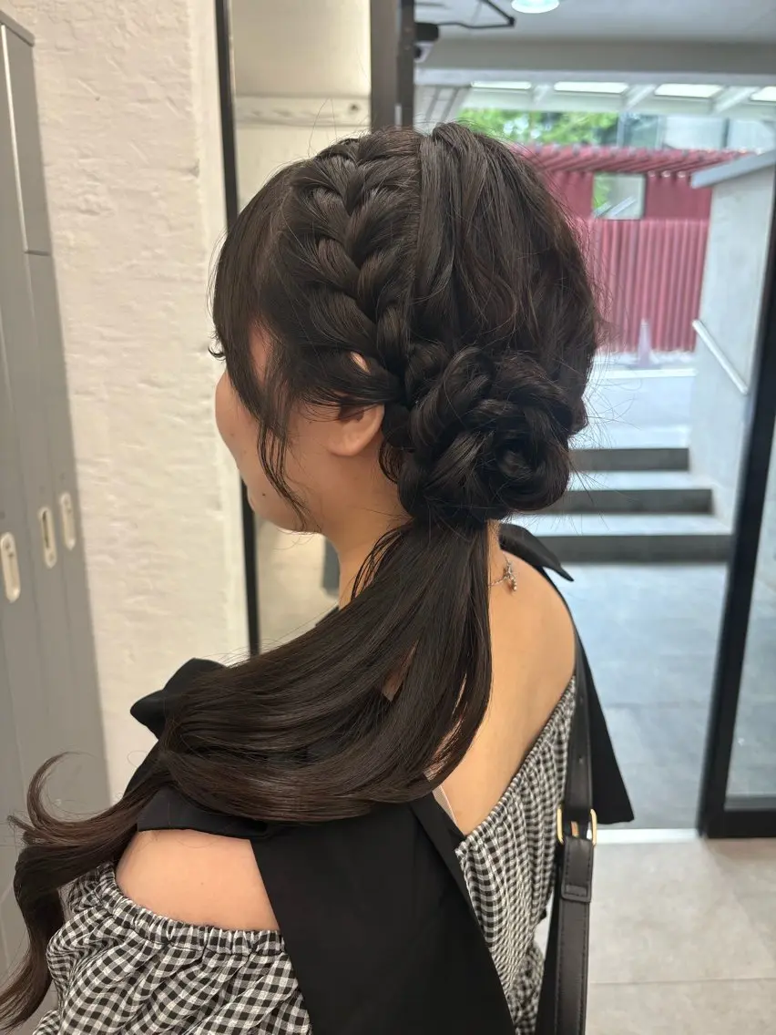 ヘアアレンジ ヘアセット ヘアアレンジ👒✨ 藤川　友希のヘアスタイル