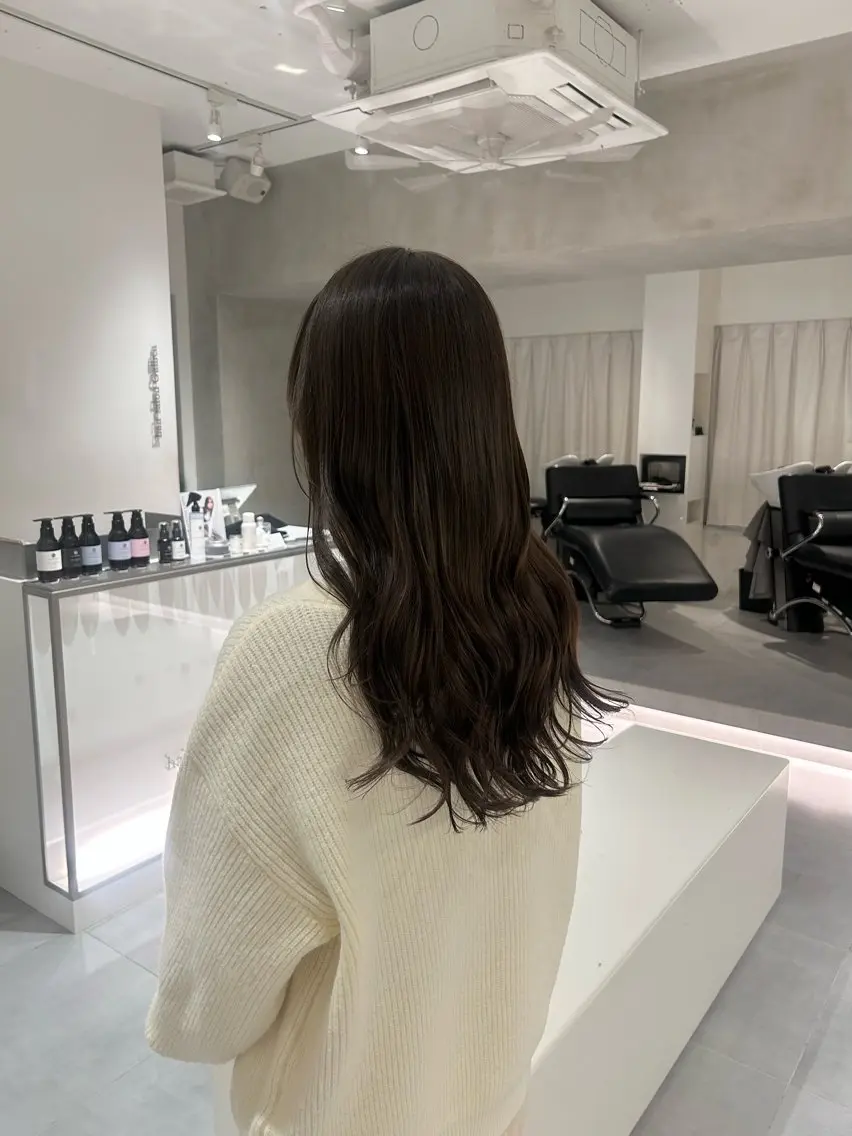 ロング カラー カット ヘアカラー トリートメント 🧚つやさらhair 🧚manakaのヘアスタイル
