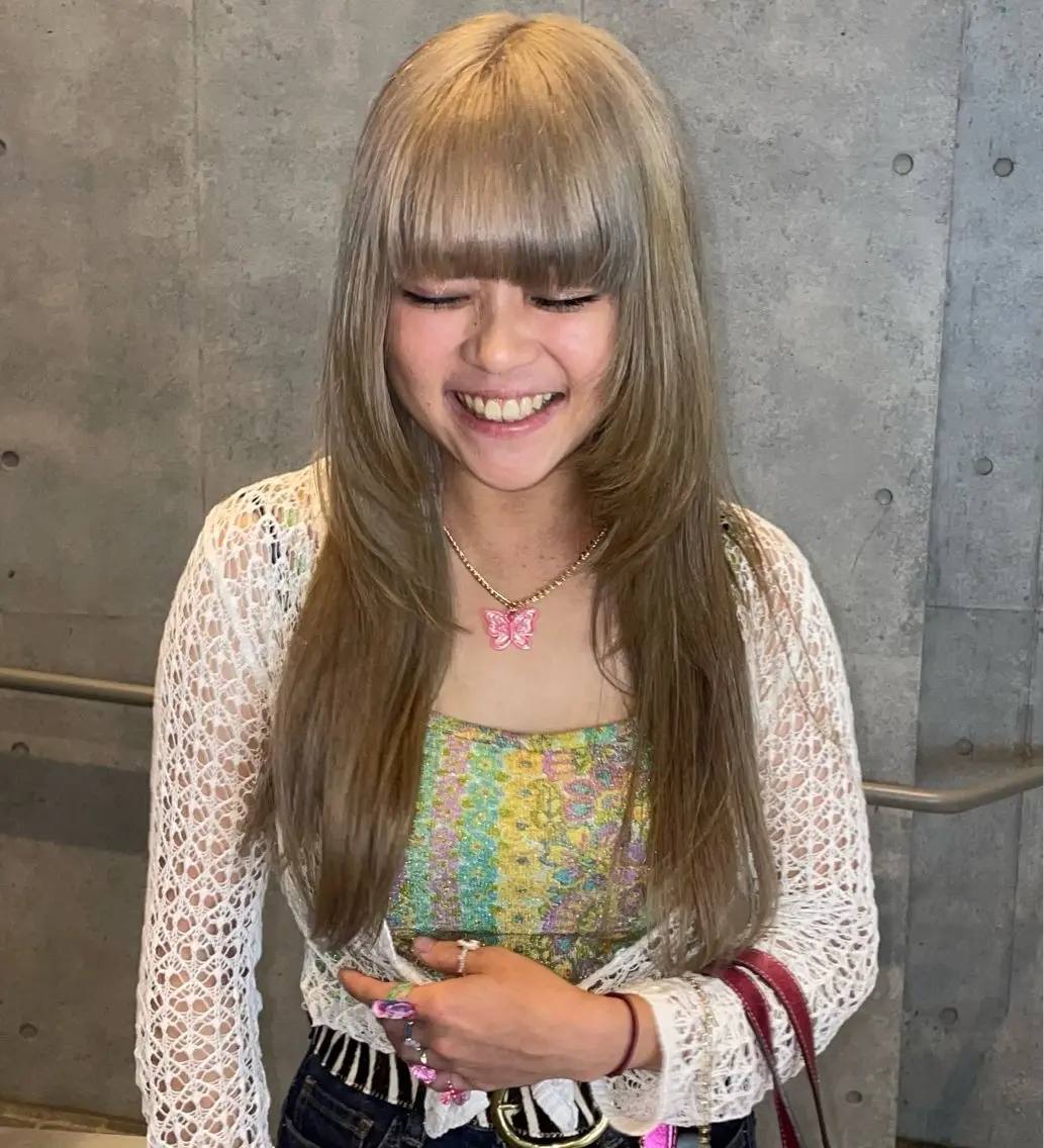 ロング カラー 🌈メンズパーマ🌈 メンズカットアリサのヘアスタイル