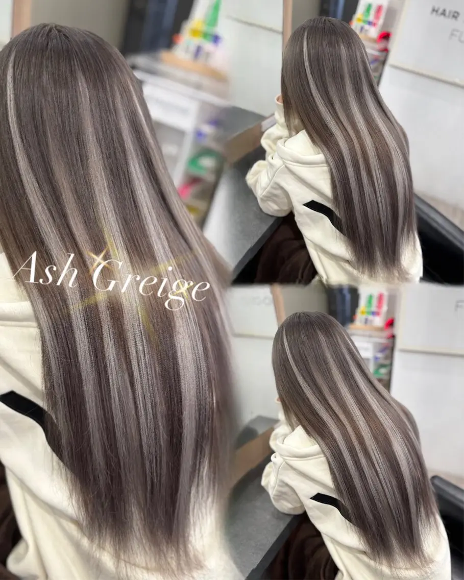 ロング カラー ブリーチ エクステ 髪質改善 レイヤーカット カット ヘアカラー エクステ 横浜/エクステ特化× 艶カラー/あいかのヘアスタイル