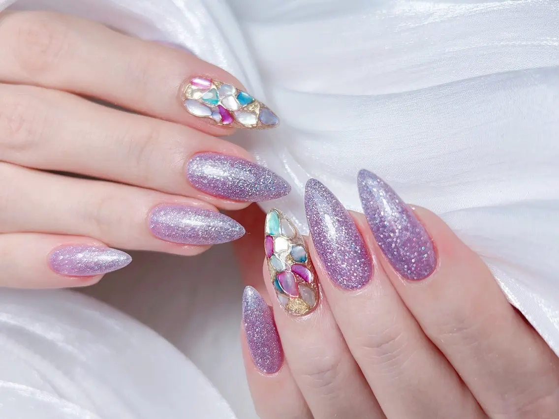 ネイル ハンドネイル M🌷nail 長さだし専門店のネイルデザイン