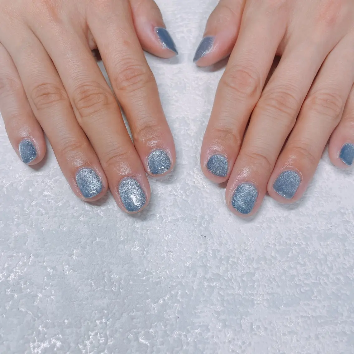 ネイル オーロラネイル フットネイル フレンチネイル ジェルネイル 韓国ネイル ハンドネイル mogunail &blowのネイルデザイン