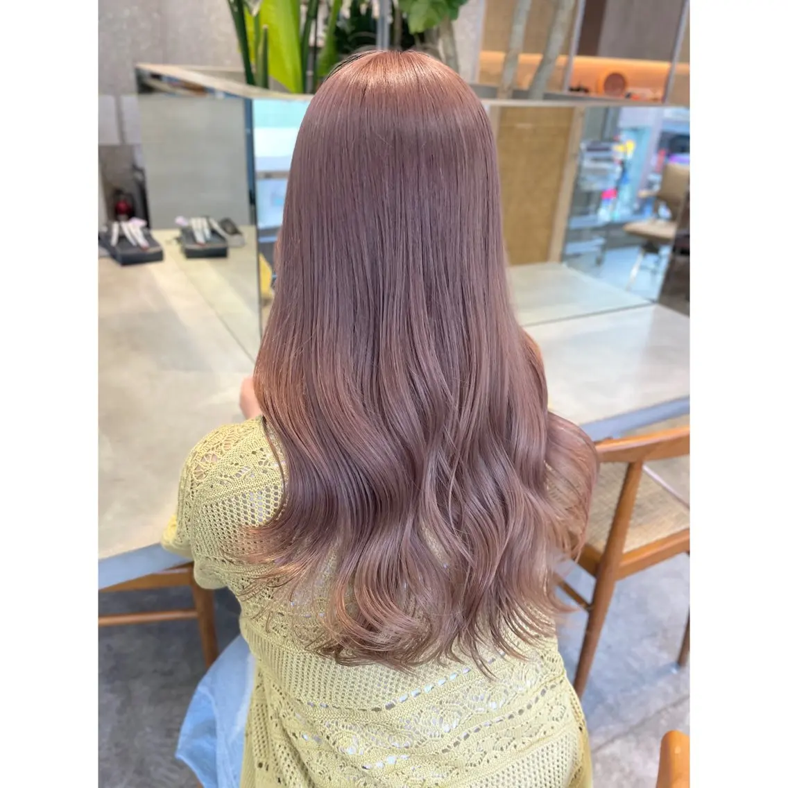 ロング カラー ミルクティーベージュ /cinq/ユキ❄️のヘアスタイル