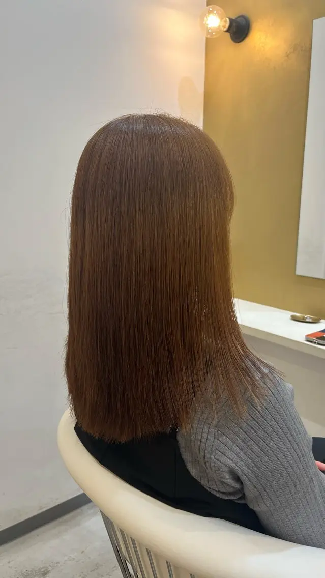 セミロング ヘアカラー topa/高井 菜緒のヘアスタイル