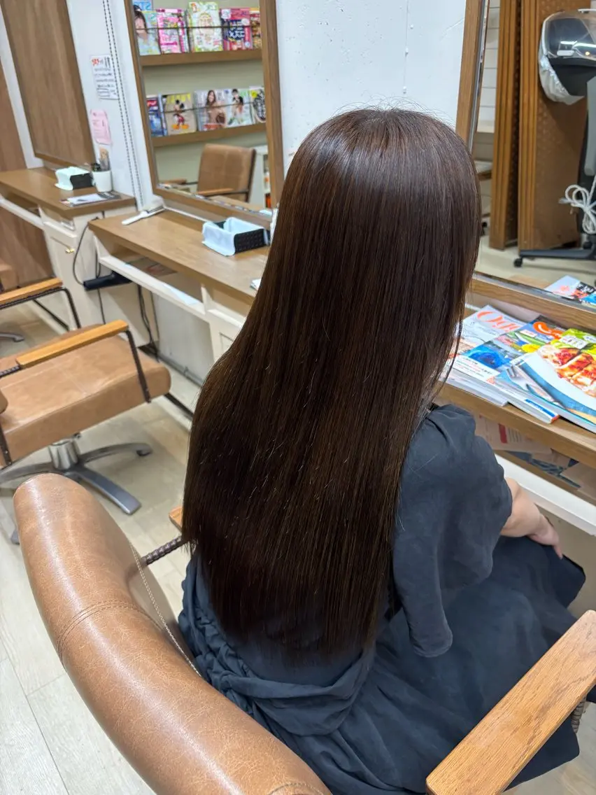 ロング カラー ヘアカラー little 福岡 ruca‎𖤐のヘアスタイル