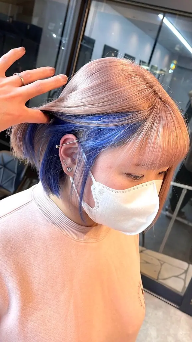 ‎🖤インナーブリーチ＋カラー🤍の写真