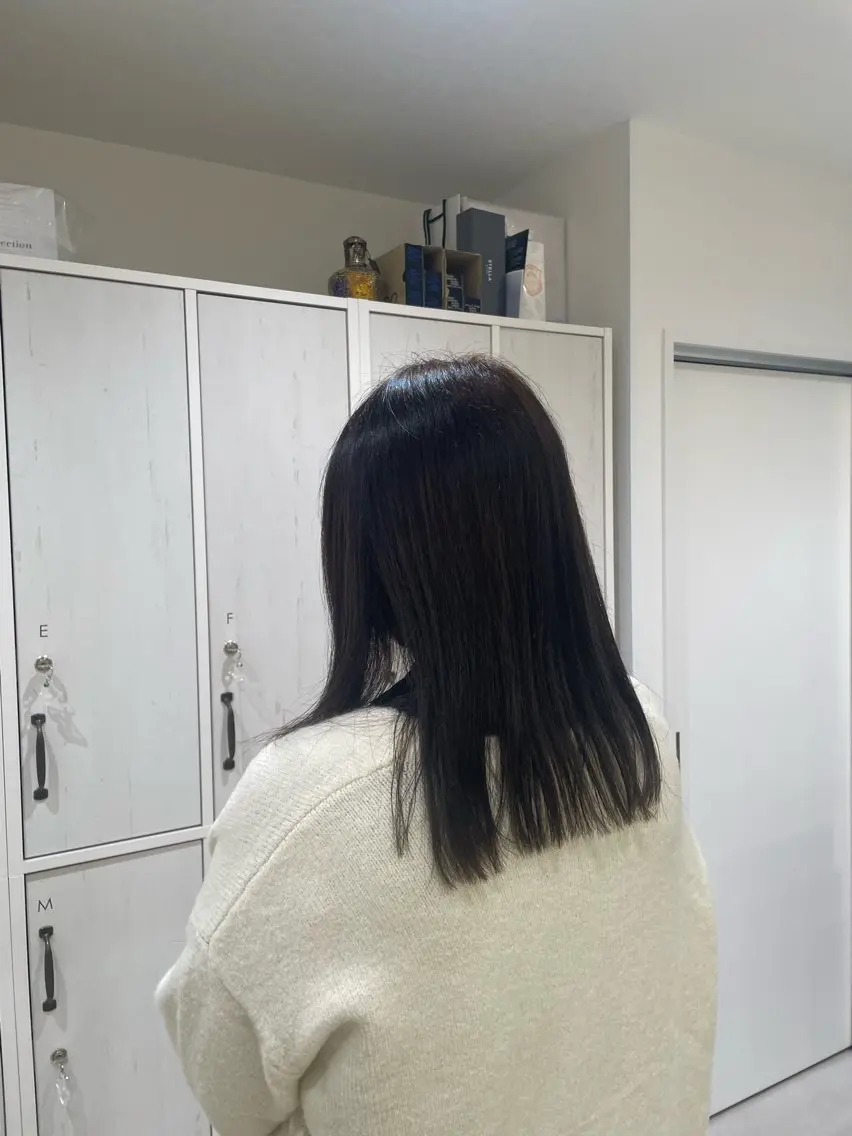 セミロング カラー カット ヘアカラー このみ/透明感カラー /ヘアアレンジ🫧のヘアスタイル