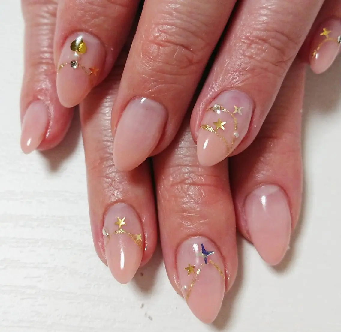 ネイル アートネイル グラデーション ピンク Lilith Nailのネイルデザイン