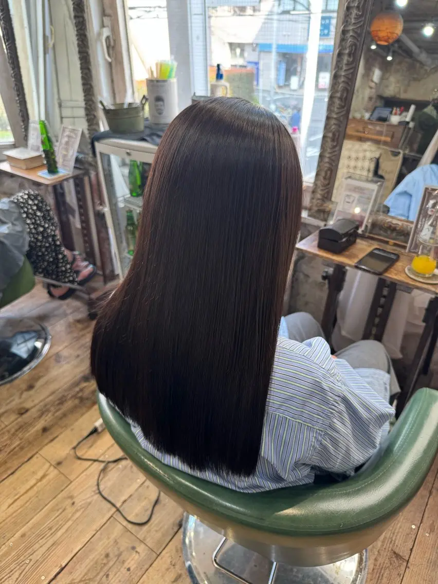 ロング カット ヘアカラー 髪質改善/透明感 カラー高山奈夕のヘアスタイル