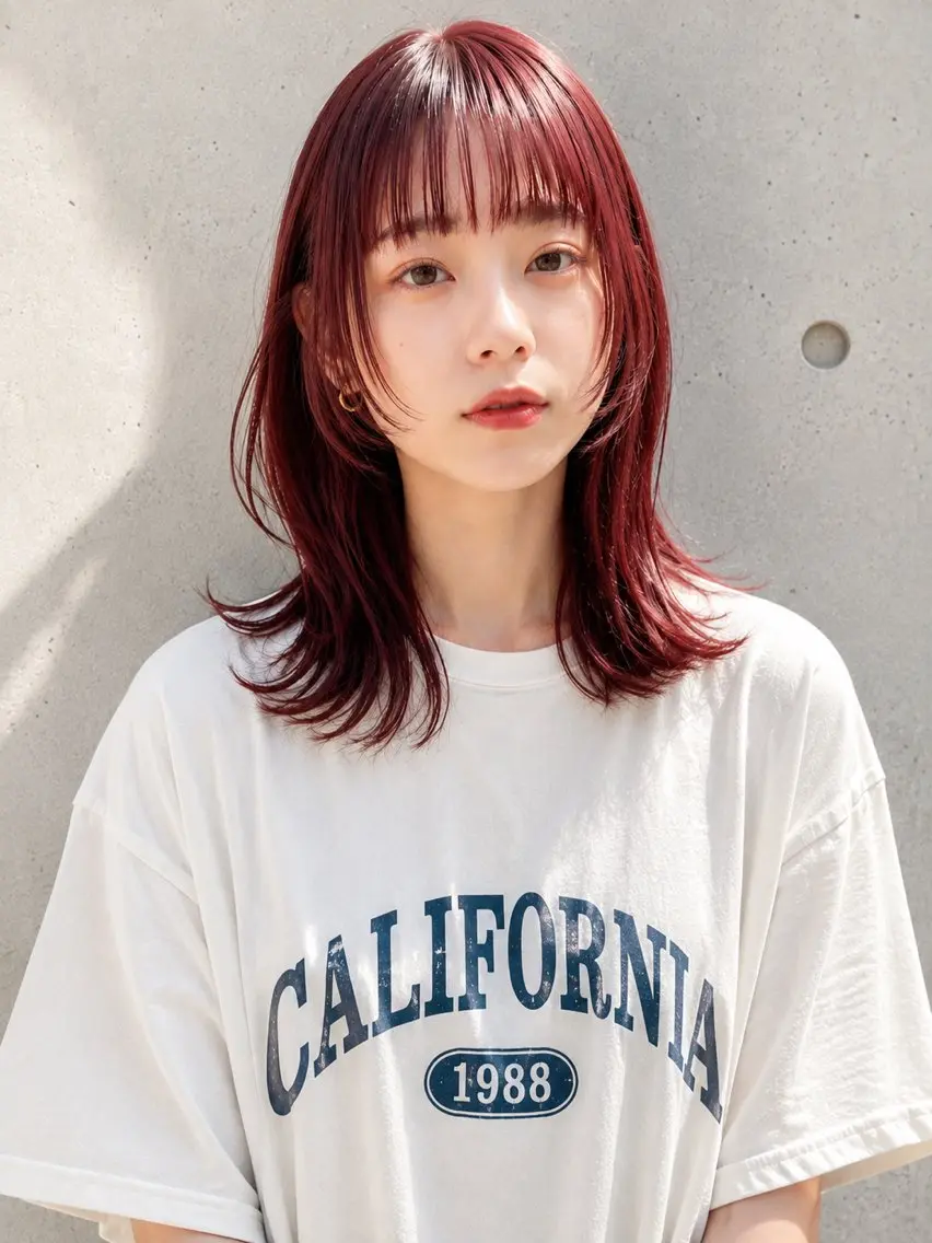 セミロング カラー カット ヘアカラー "オトナ髪”/ LAKA TOCCAのヘアスタイル