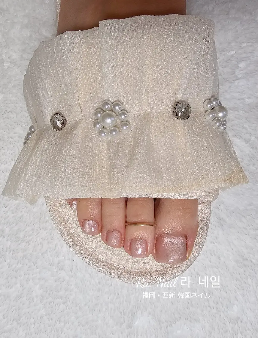 ネイル フットネイル Ra: Nail   라: 네일のネイルデザイン