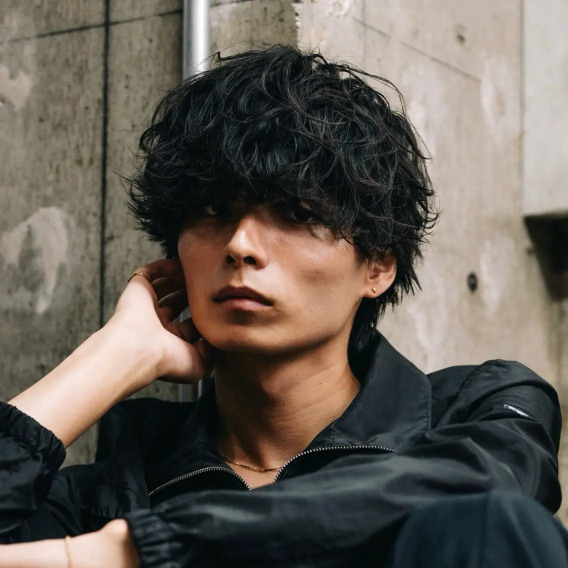 ショート パーマ メンズ カット パーマ トリートメント 亀井隆汰/メンズ専門 パーマ/フェード可のヘアスタイル