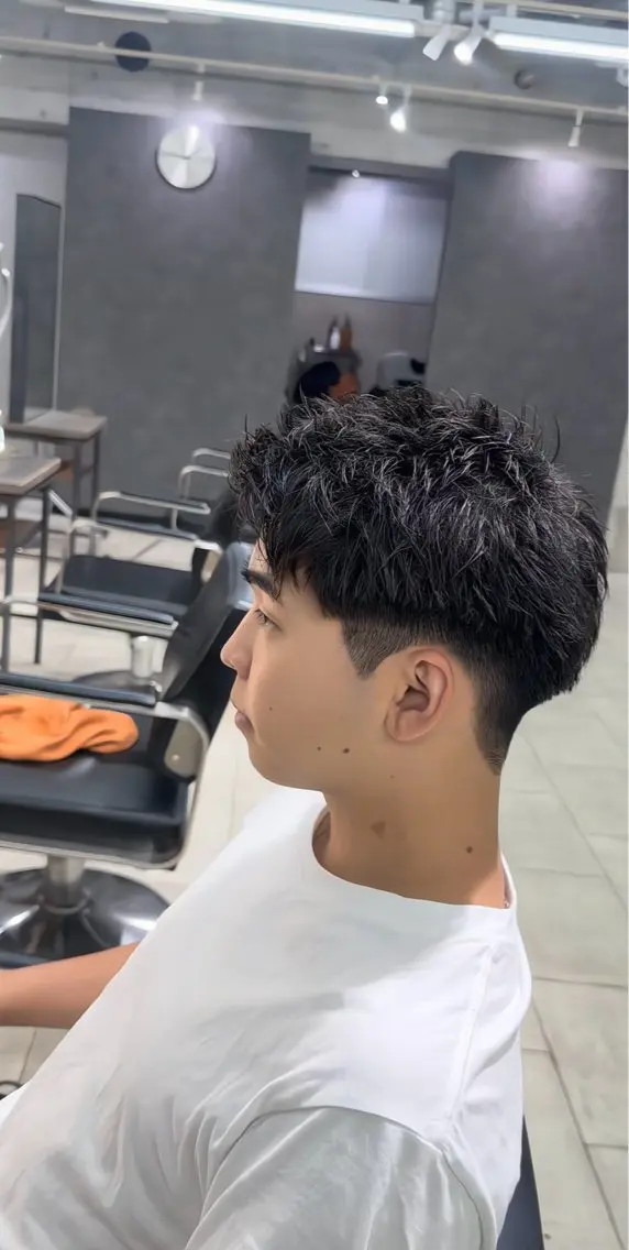 メンズ スパイキーショート カット ayano ♡のヘアスタイル