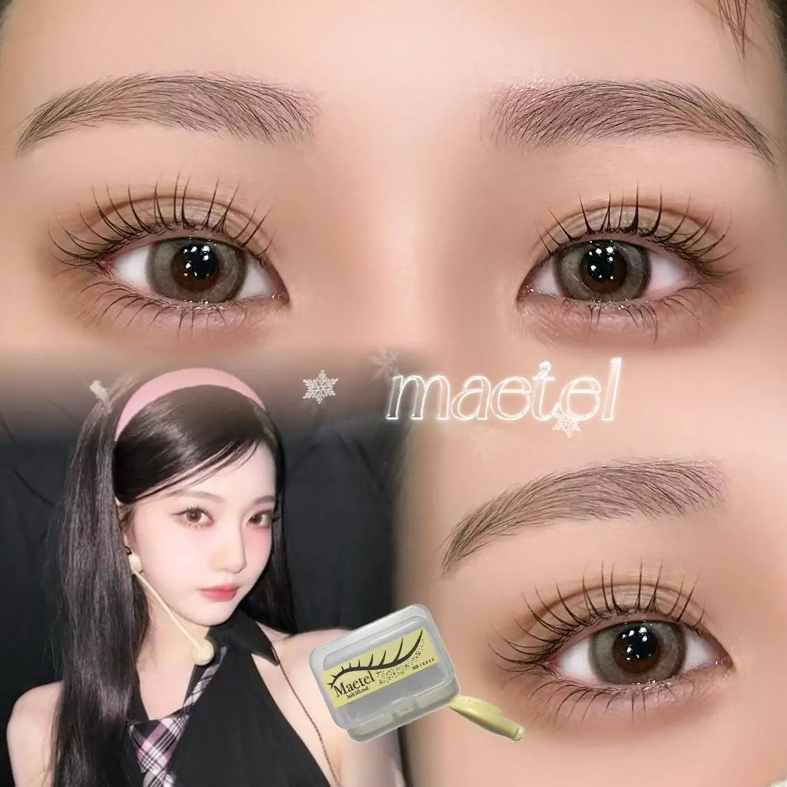 🦋韓国3点セット🦋上下まつ毛パーマ+美眉アイブロウWax🇰🇷♡【眉毛】【マツパ】【下まつげ】の写真