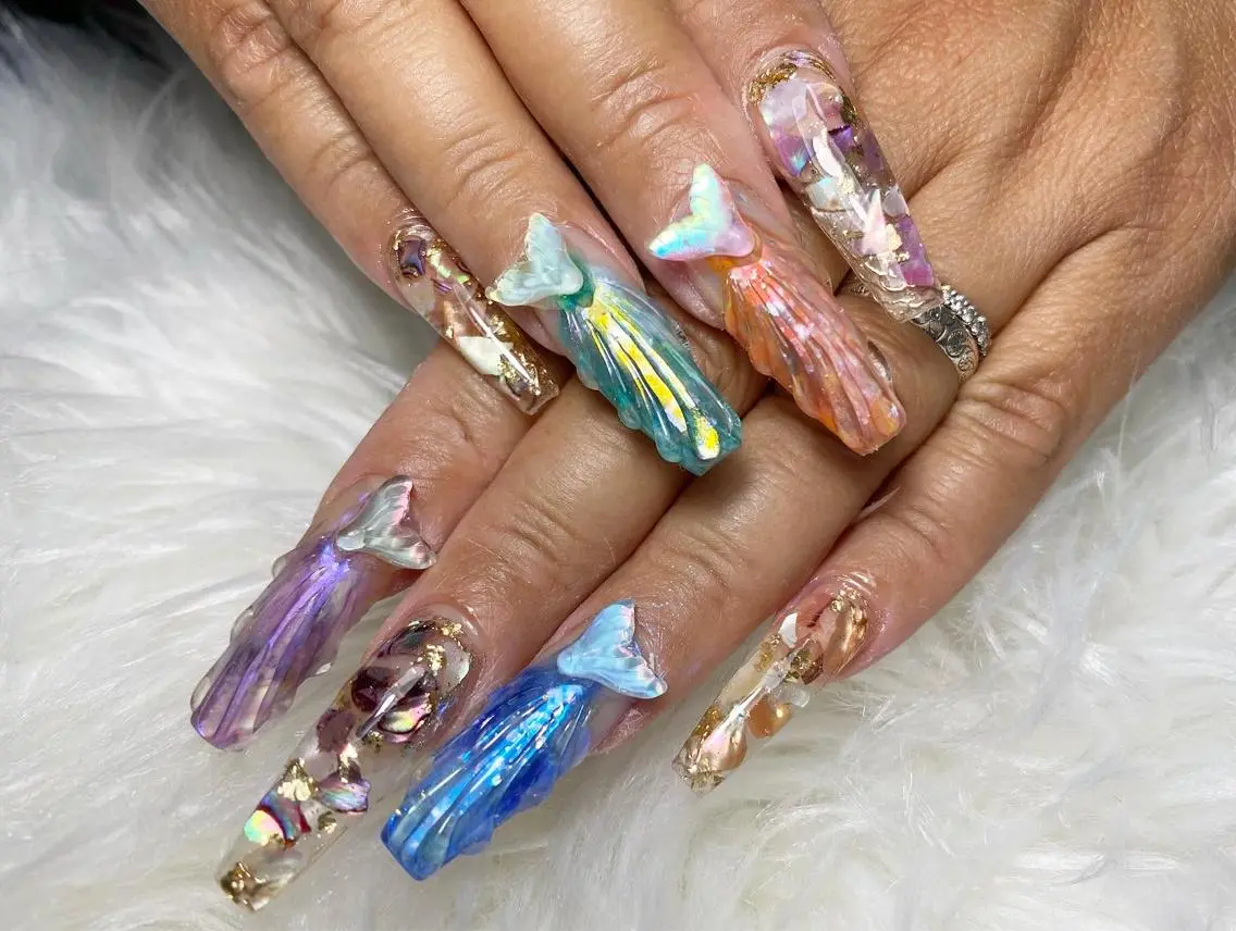 ロング ハンドネイル P. nailのネイルデザイン