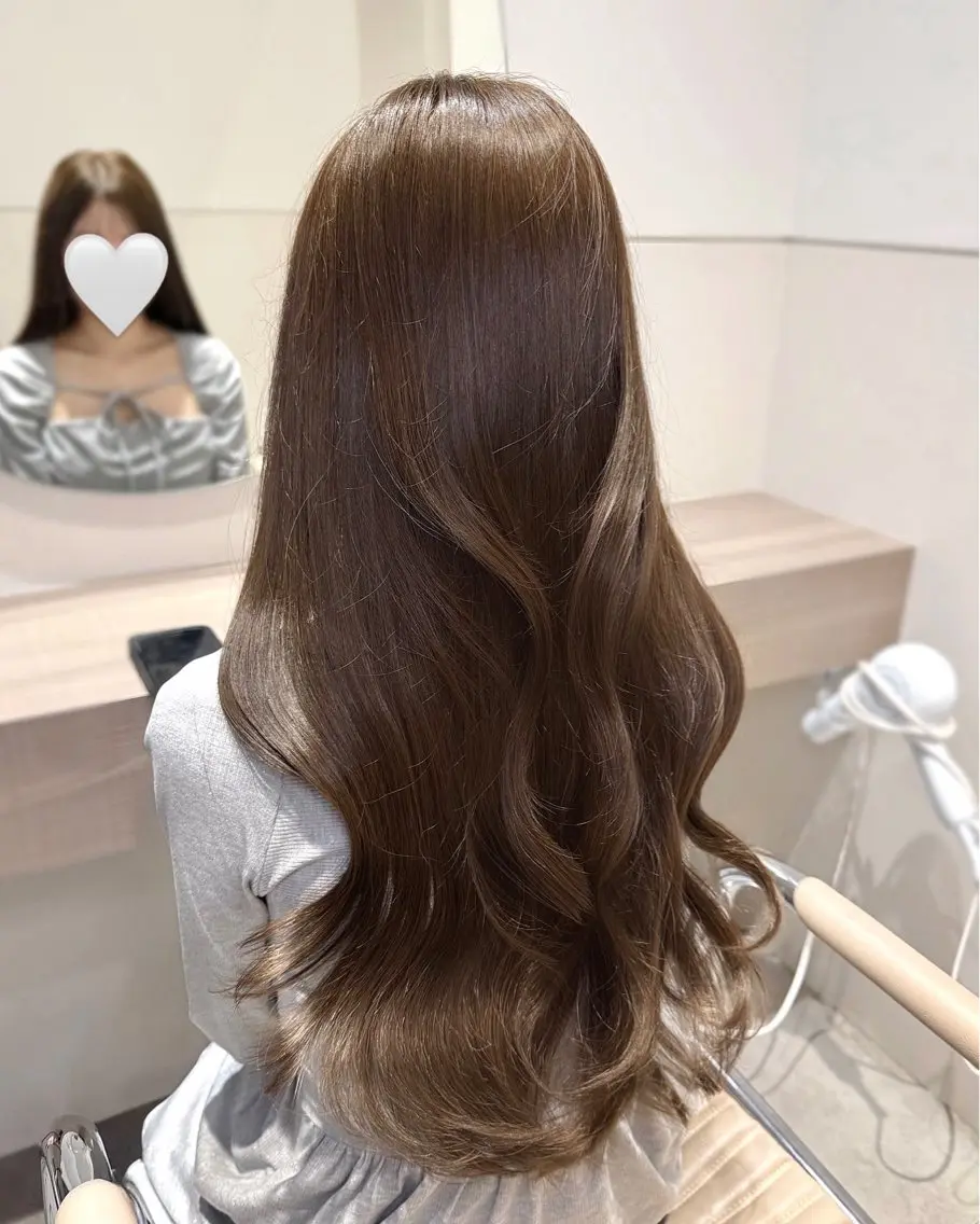 ロング 𝑀𝐼𝐾𝑈🤍 SALOWIN銀座のヘアスタイル