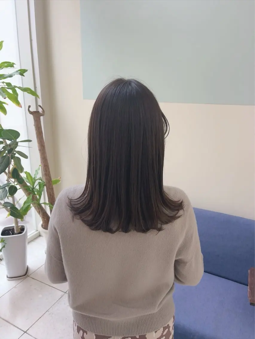 ミディアム カラー 林 真之介のヘアスタイル