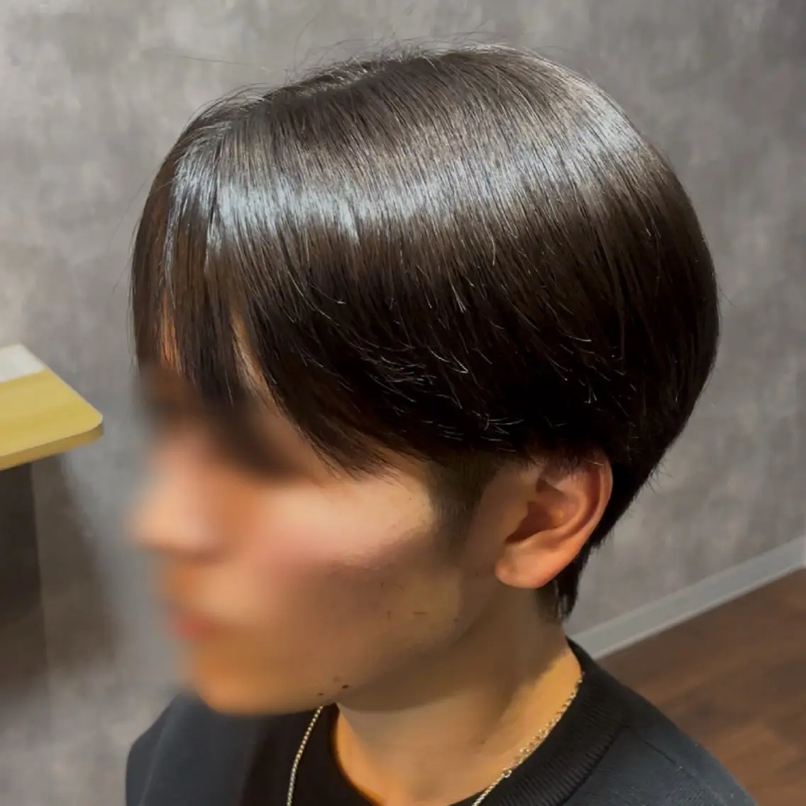 メンズカット＋縮毛矯正＋眉カット＋シャンプー＋スタイリングの写真