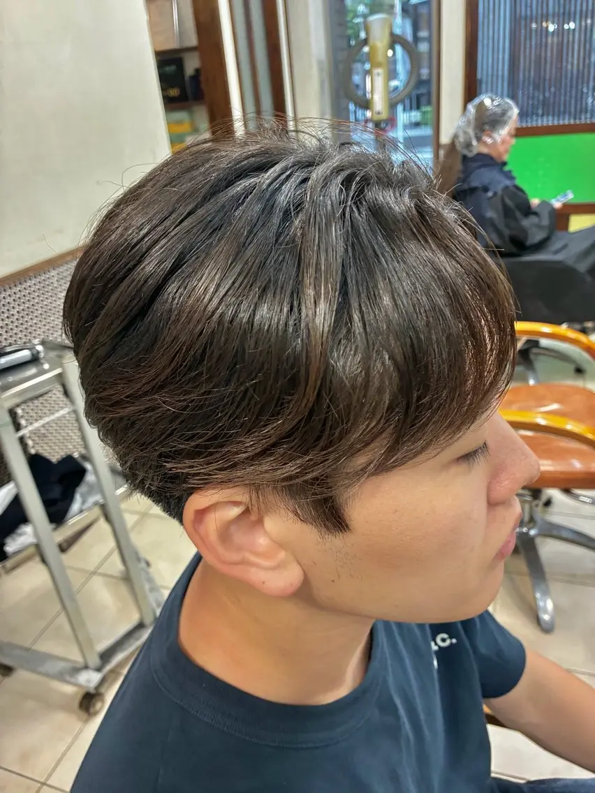 パーマ メンズ カット 縮毛矯正 メンズ特化/カット: パーマ🔥REO🔥のヘアスタイル