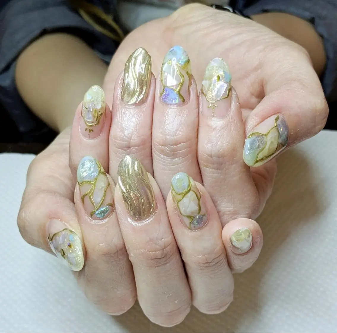 ロング カラー ネイル Eve nailのネイルデザイン