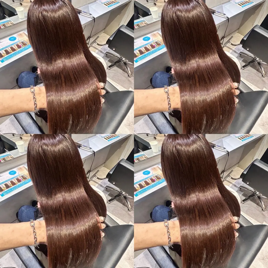 ロング カラー ヘアカラー トリートメント 艶髪×透明感カラー 海夏のヘアスタイル