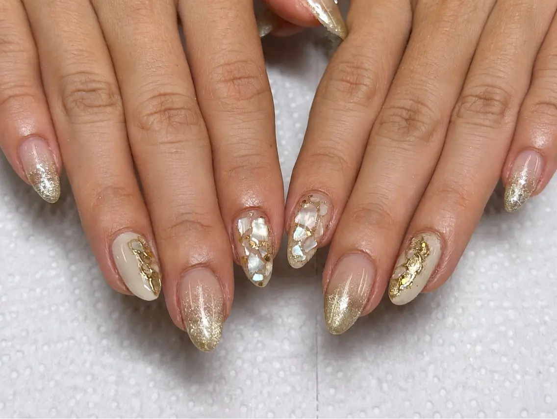 セミロング nail salon syisyu梅田店のネイルデザイン