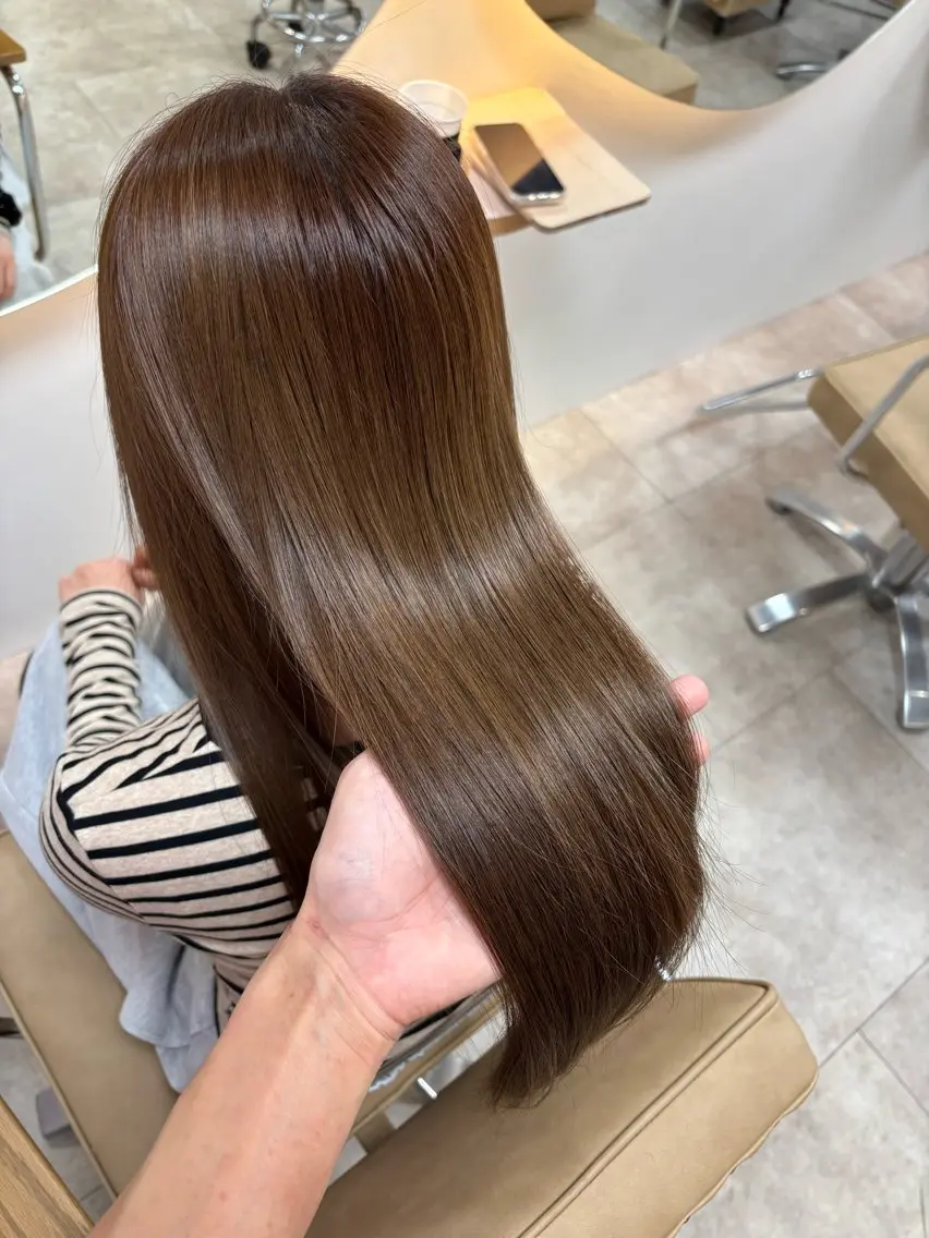 カラー ベージュカラー ブラウンカラー ブラウンベージュ ヘアカラー トリートメント Link かなとのヘアスタイル