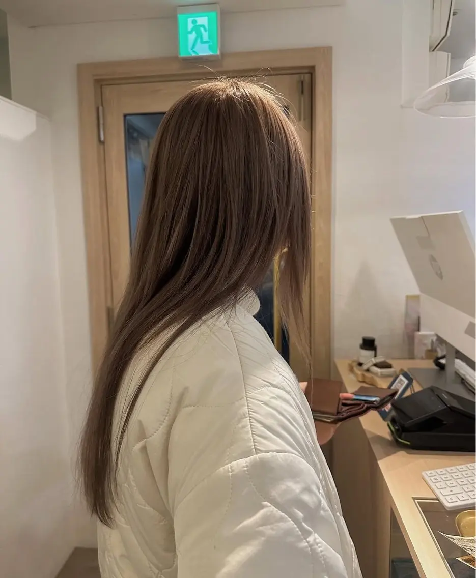 ロング カラー ベージュカラー 透明感カラー ミルクティーベージュ yutaka/透明感 カラー/髪質改善🤎のヘアスタイル