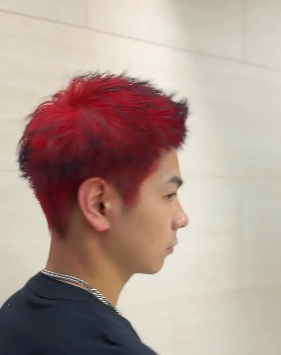 カラー メンズ メンズブリーチ ブリーチ メンズ特化/茅ヶ崎 style磯貝裕介のヘアスタイル