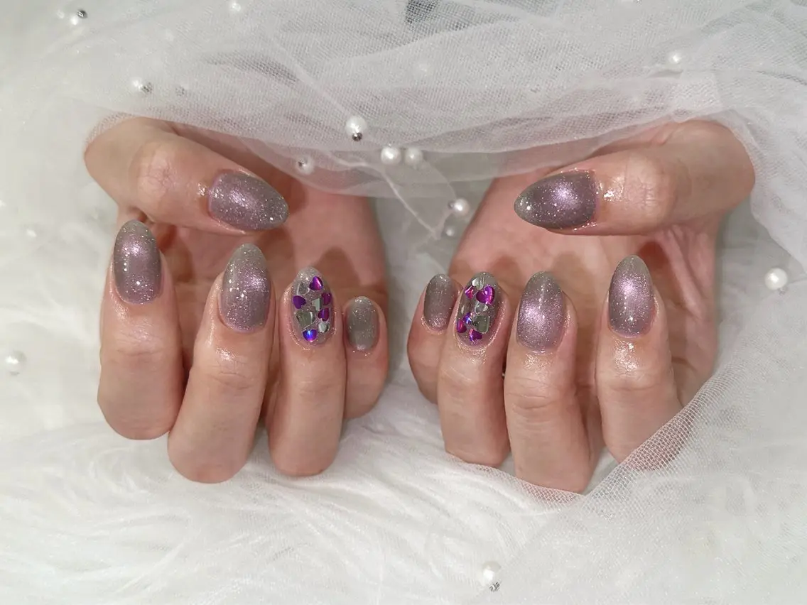 ネイル ハンドネイル Eclat〔ｴｸﾗ〕 MOEKA𝜗𝜚*のネイルデザイン