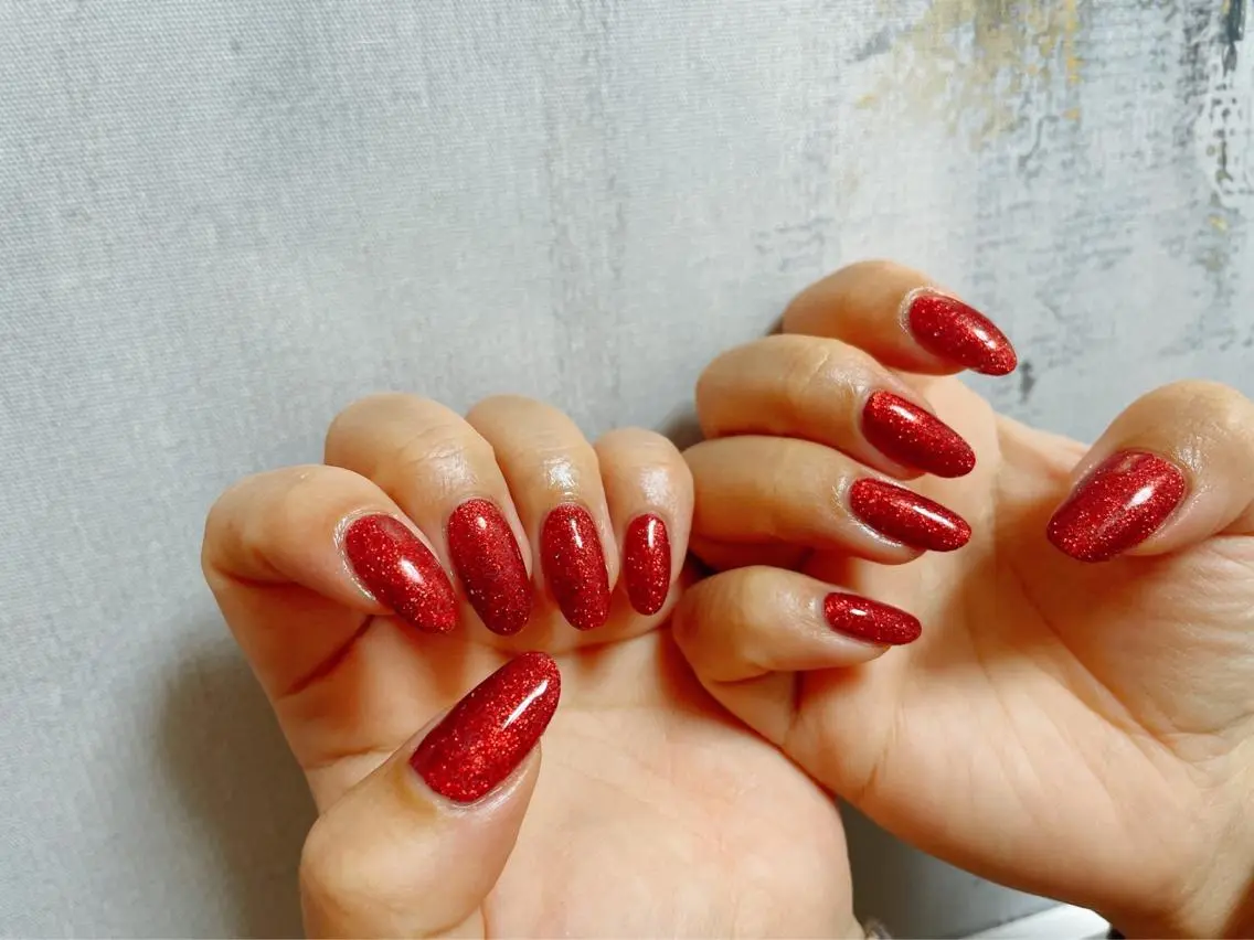 ネイル キラキラネイル ラメ(グリッター) ハンドネイル kiki nail &brow二子玉川のネイルデザイン