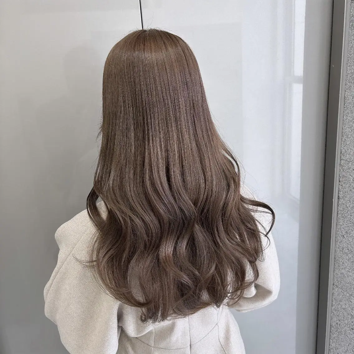 カラー 赤み消し韓国風ヘア 🍀銀座美容室のヘアスタイル