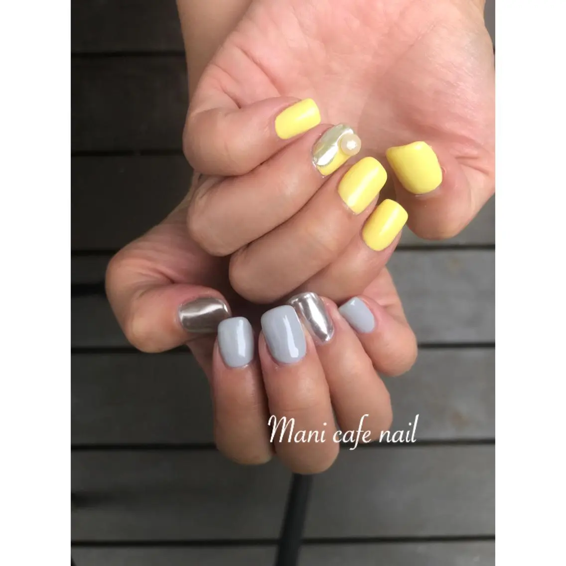 ネイル ハンドネイル Mani cafe nailのネイルデザイン