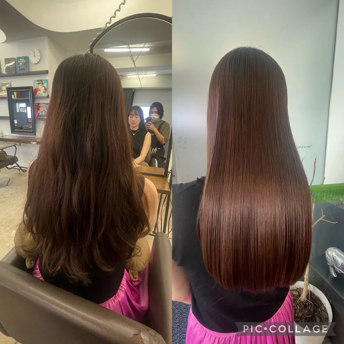 💖艶・自然な仕上がり💖【カット】+【髪質改善ストレート】+【TR】 46000円➡︎27500円の写真